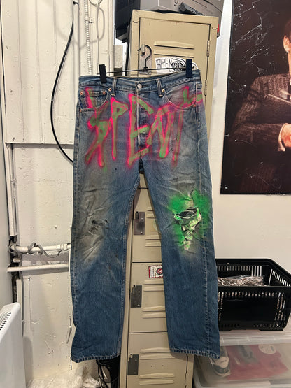 $pent Painted jeans