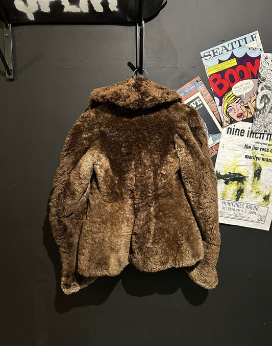 1950s Teddy Bear Fur coat