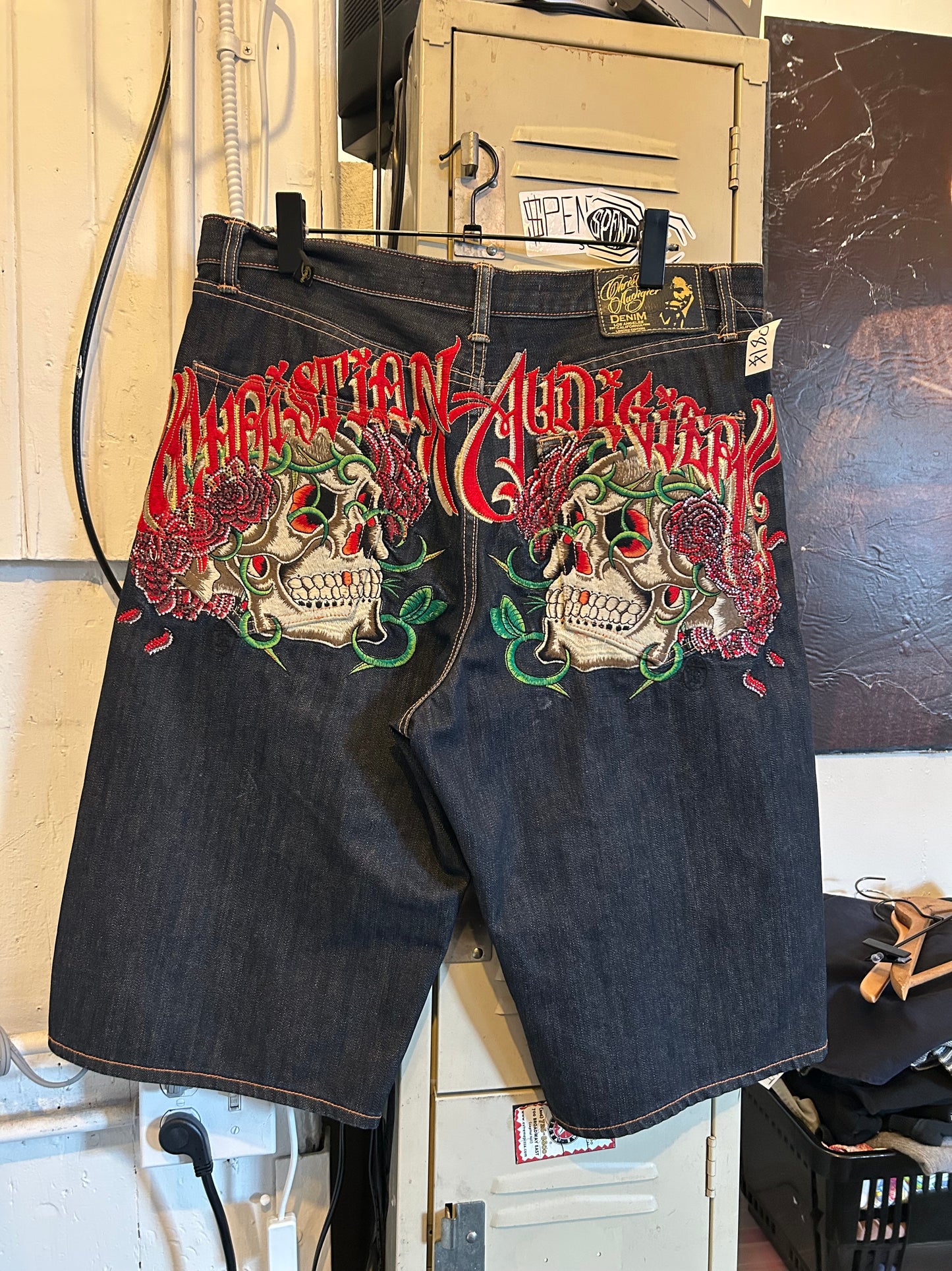 Y2K Christian Audigier jorts