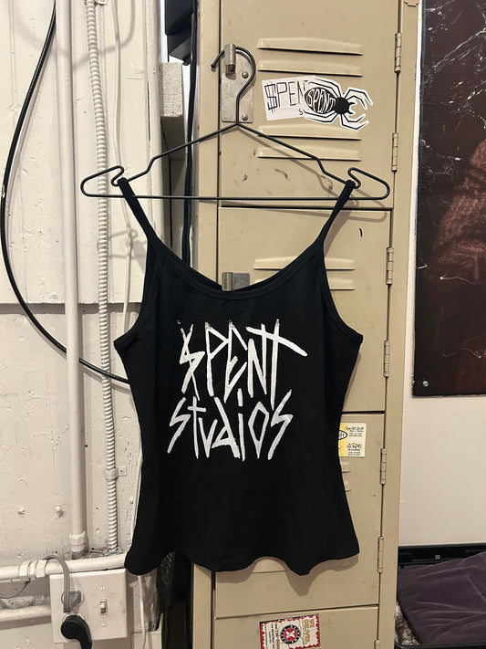 Black $pent tank top