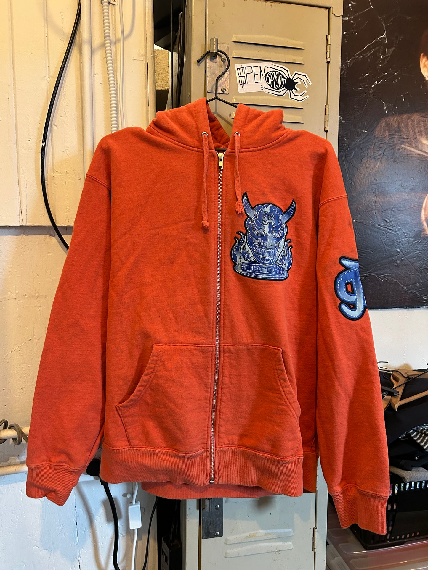 Supreme Demon Zip Up hoodie