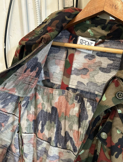 Vintage Swiss Army Camo Cargo jacket