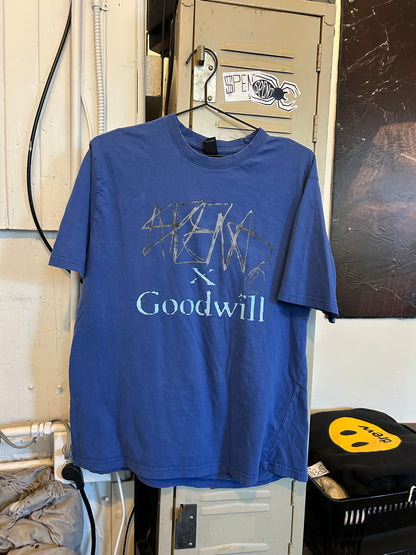 Blue $pent x Goodwill t shirt