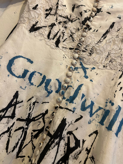 $pent Studios x Goodwill Wedding dress