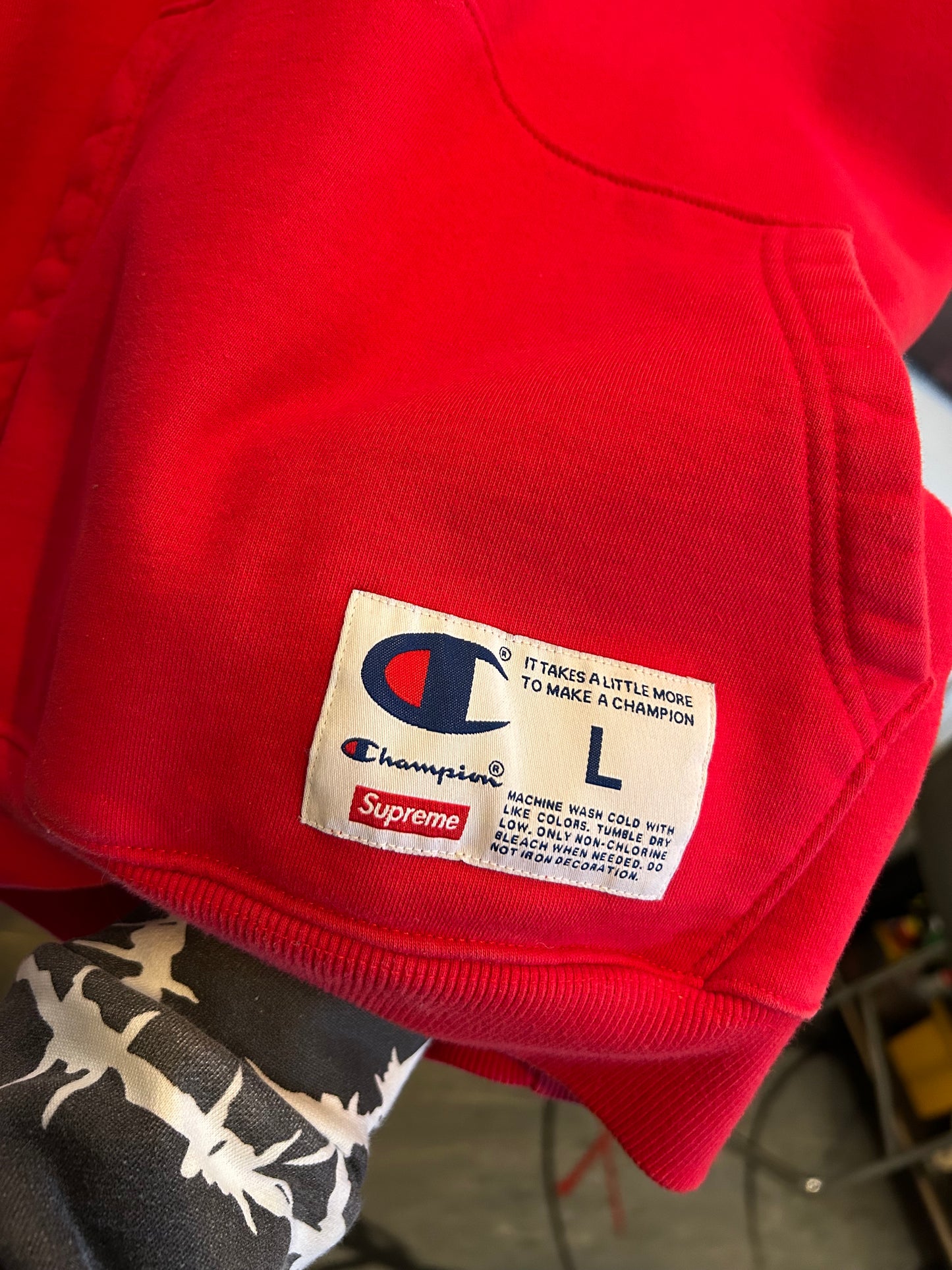 Supreme x Champion Big Logo hoodie