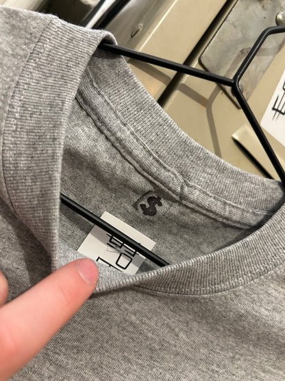 Grey Barbed Logo t shirt