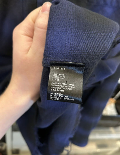 Blue Amiri flannel