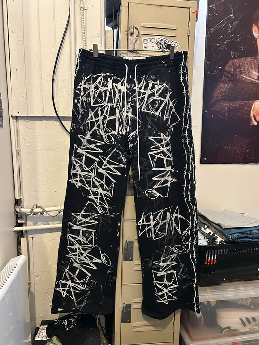 All Over Print Signature Barbed sweatpants