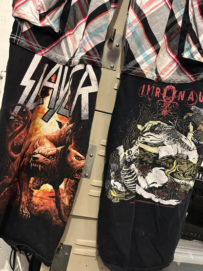 Plaid Coogi Band Tee pants