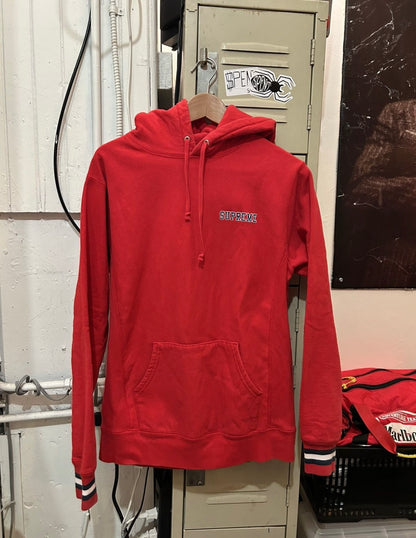 Supreme Striped Cuff hoodie