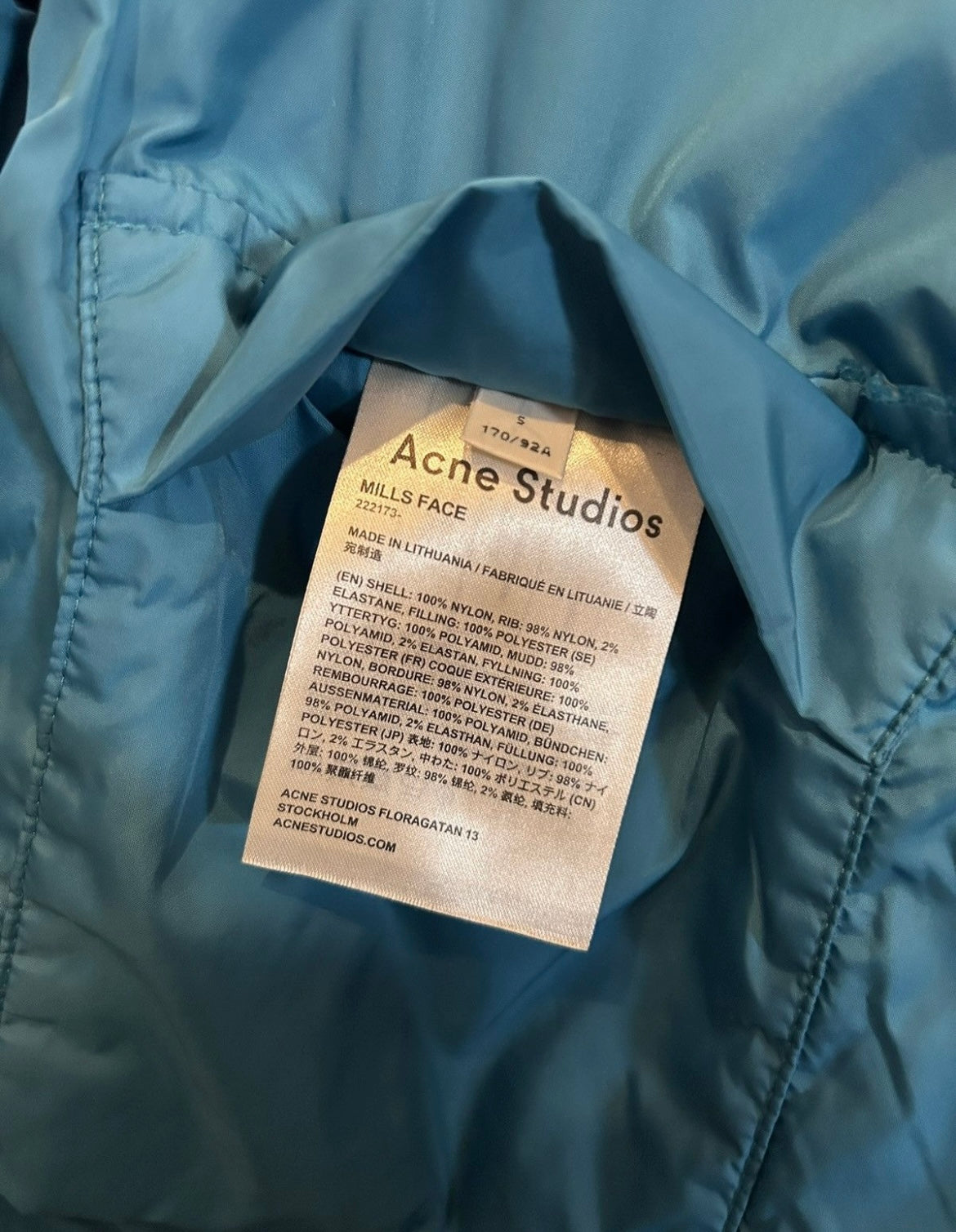 Acne Studios Mills Face jacket