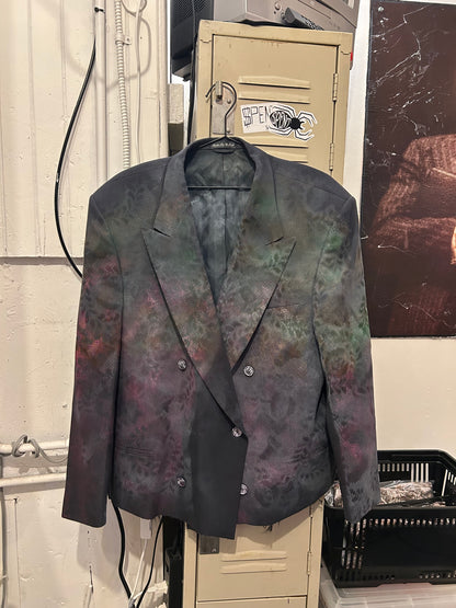 Lace Painted $uit coat