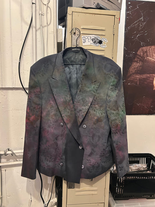 Lace Painted $uit coat