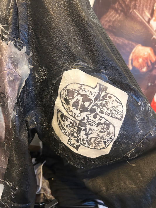 Magazine Pasted Leather jacket