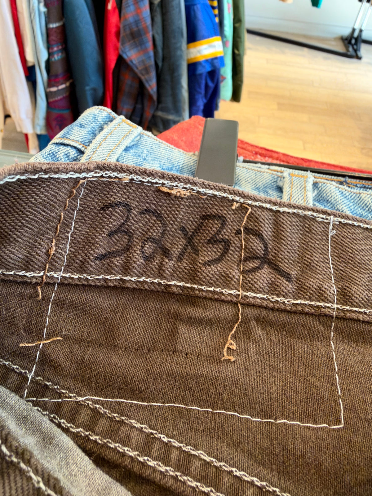 $pent Patch Pocket jeans