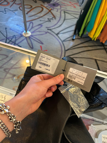 Repaired Balenciaga Flared Leather pants