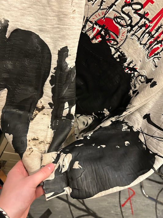 Barbed Tar College crewneck