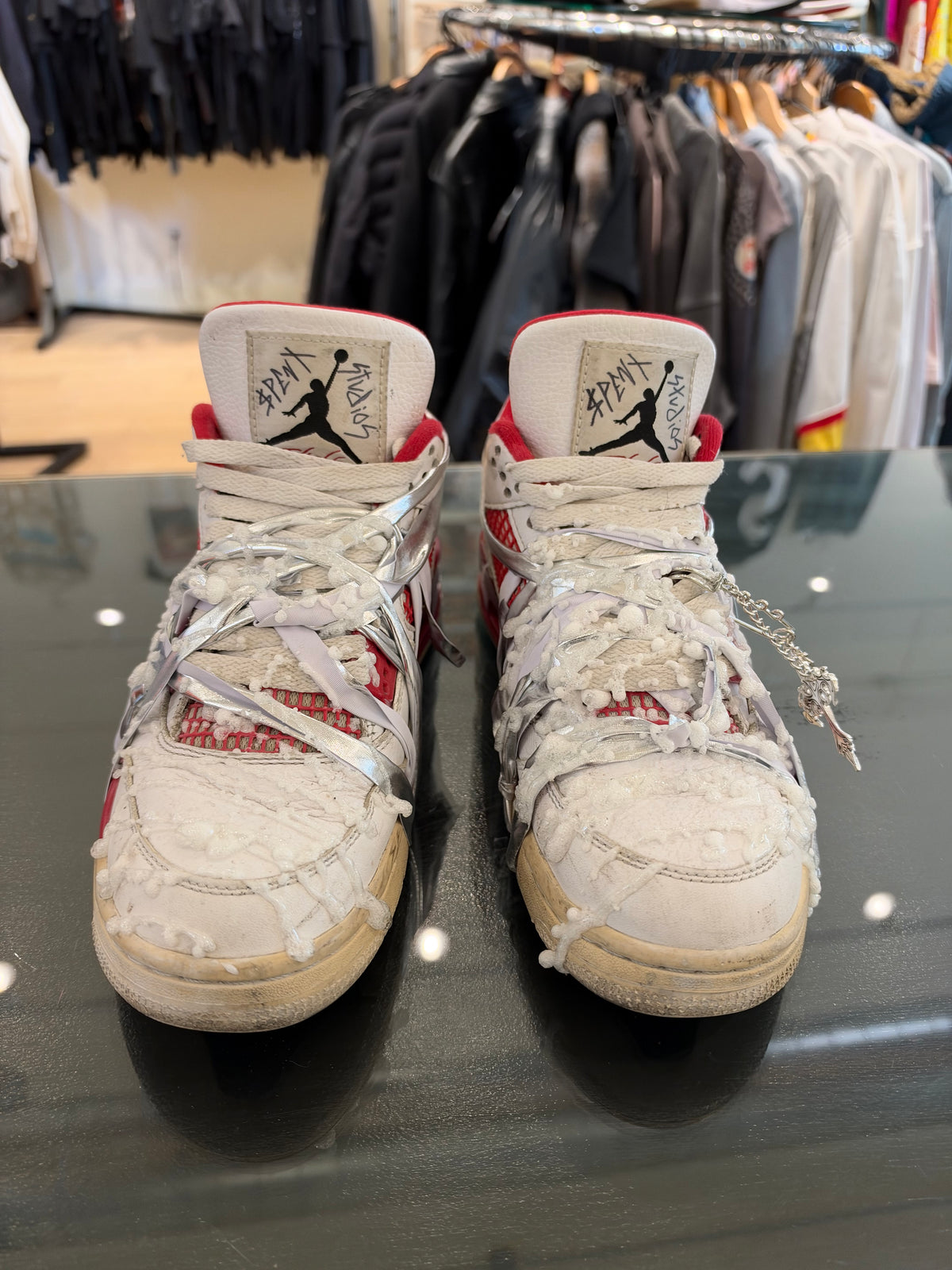 $pent Jordan 4s