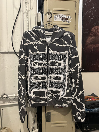 Barbed Wire zip up