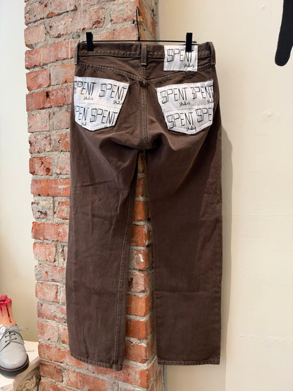 $pent Patch Pocket jeans