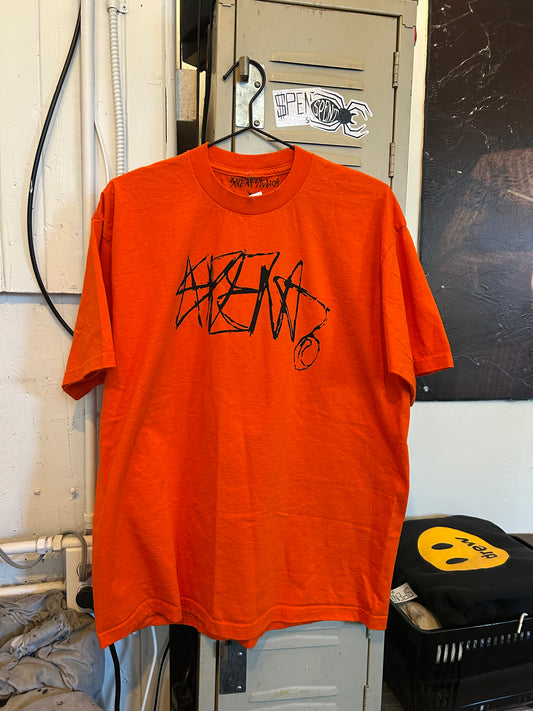 Orange $pent Signature t shirt