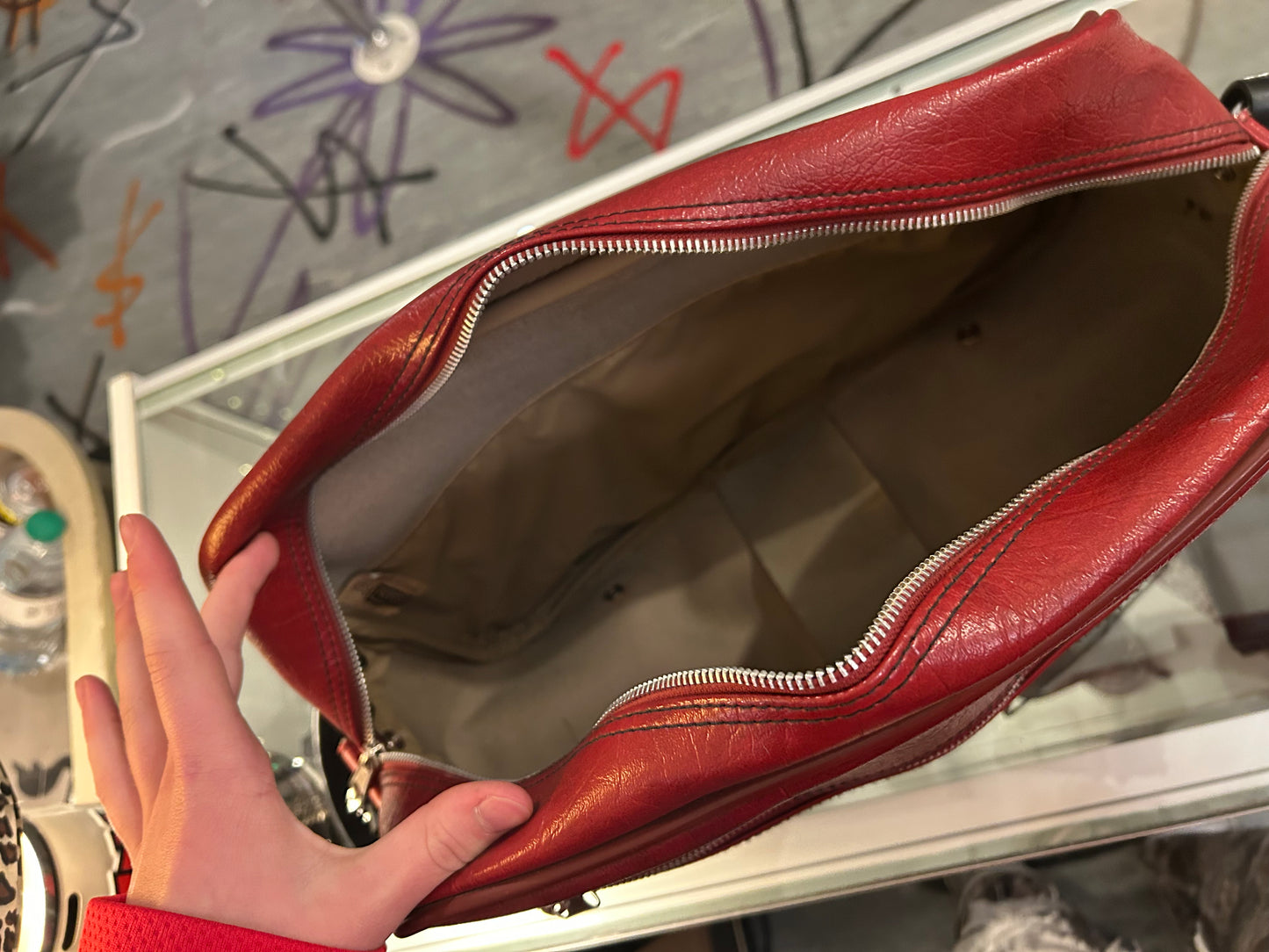 Custom Leather Bag/Belt combo