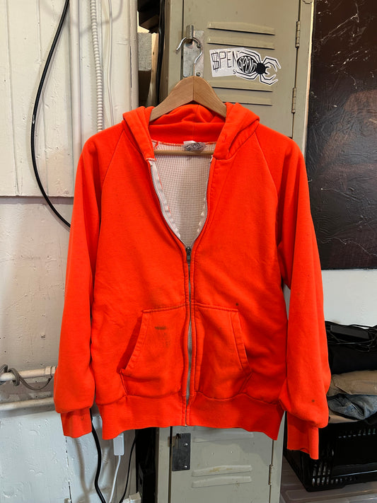 Vintage Thermal Lined Orange hoodie
