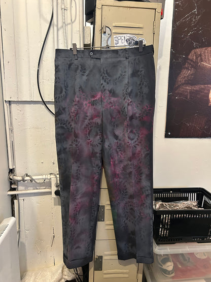 Lace Painted Suit Pants