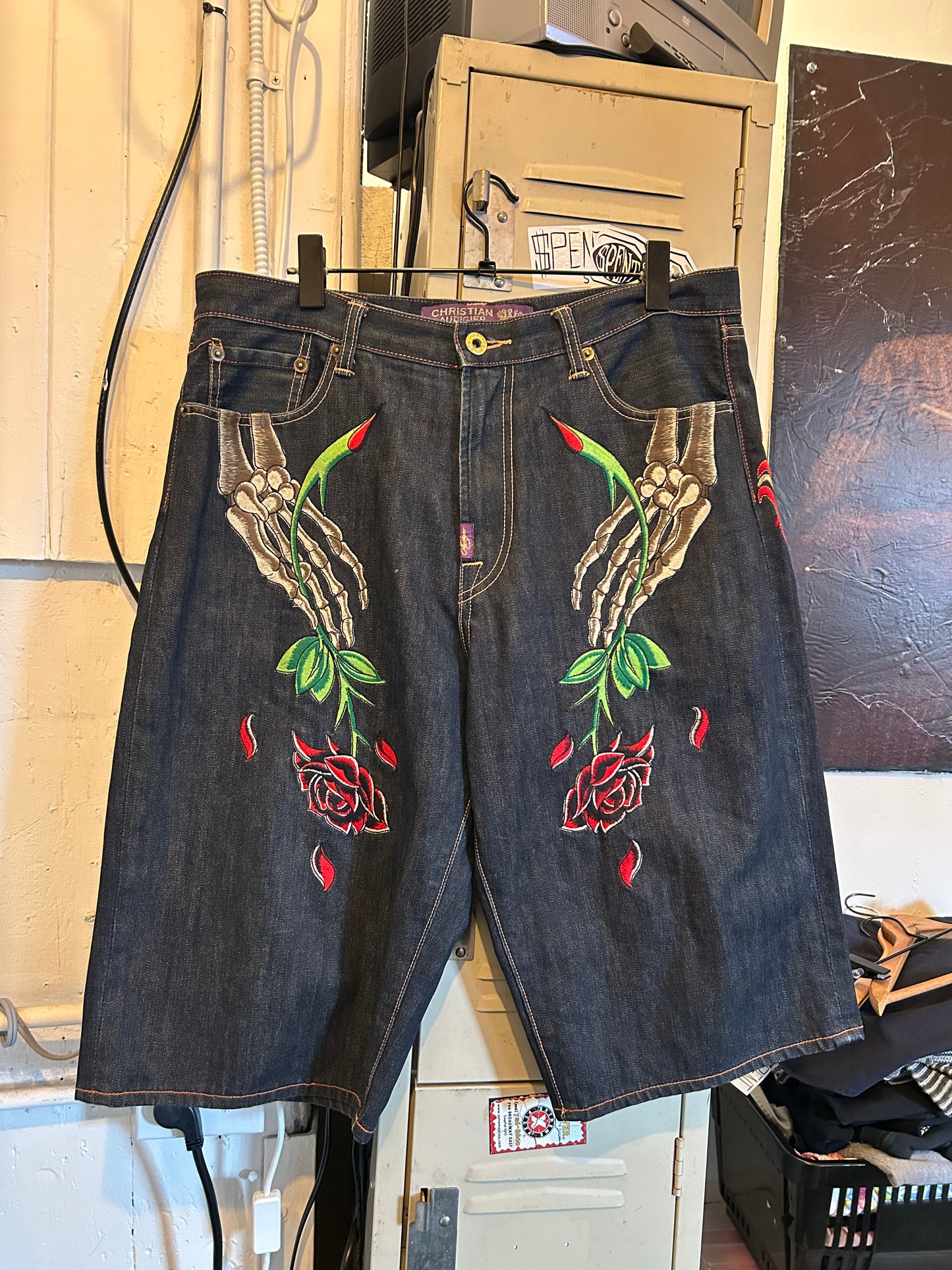 Y2K Christian Audigier jorts