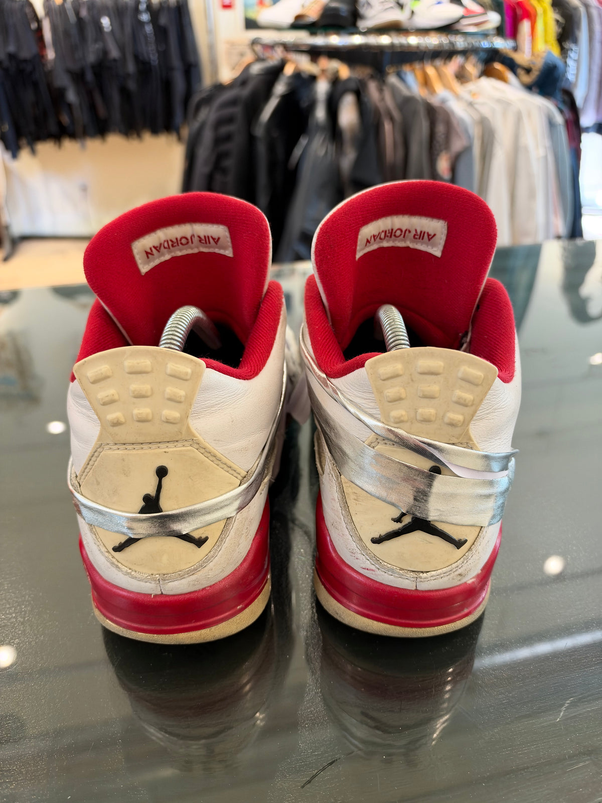 $pent Jordan 4s