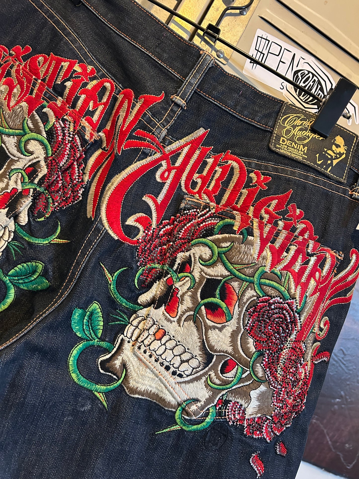 Y2K Christian Audigier jorts