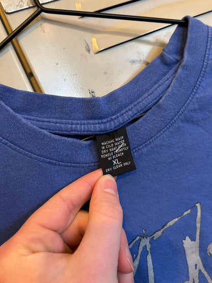 Blue $pent x Goodwill t shirt