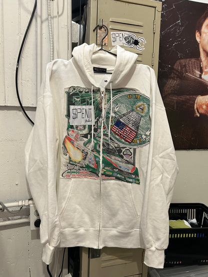 $pent Illuminati Zip Up hoodie