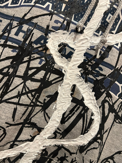 Painted $eahawks hoodie
