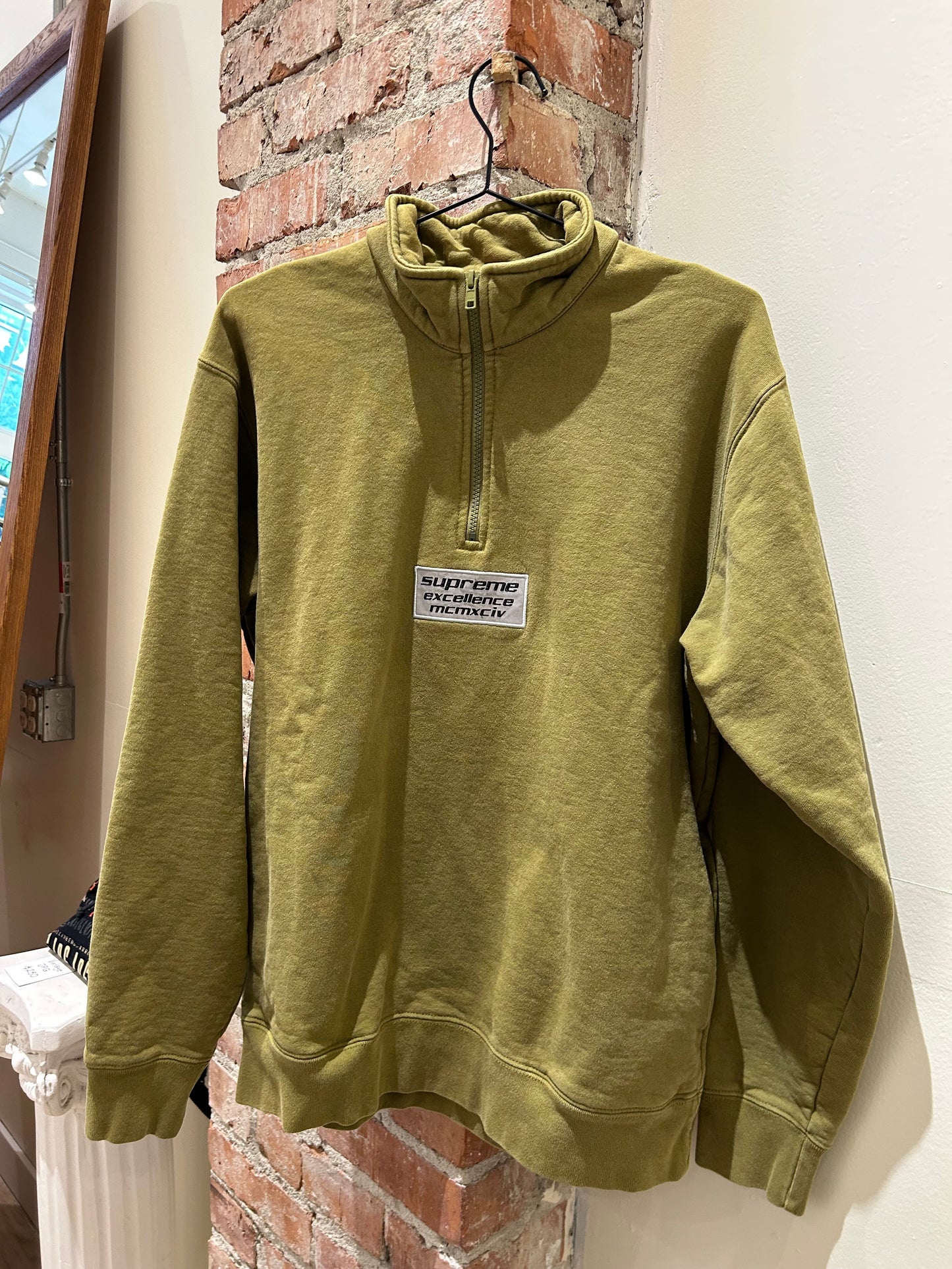 Green Supreme Quarter zip