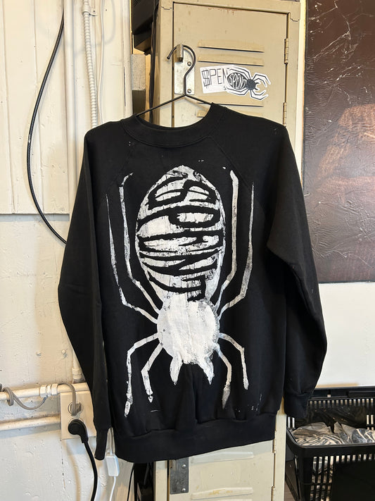 Black $pider crewneck