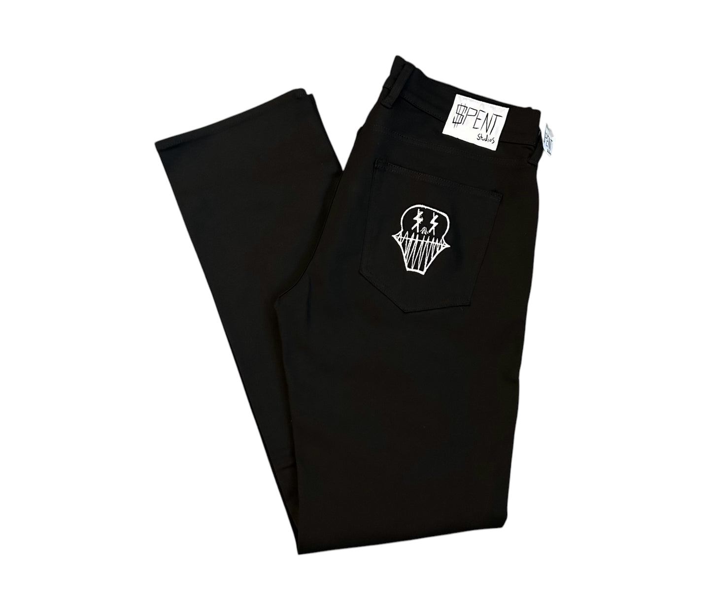 $keleton Black jeans