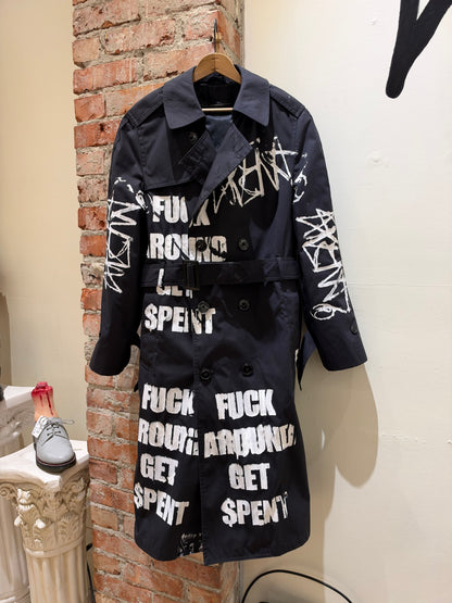 Get $pent Trench coat