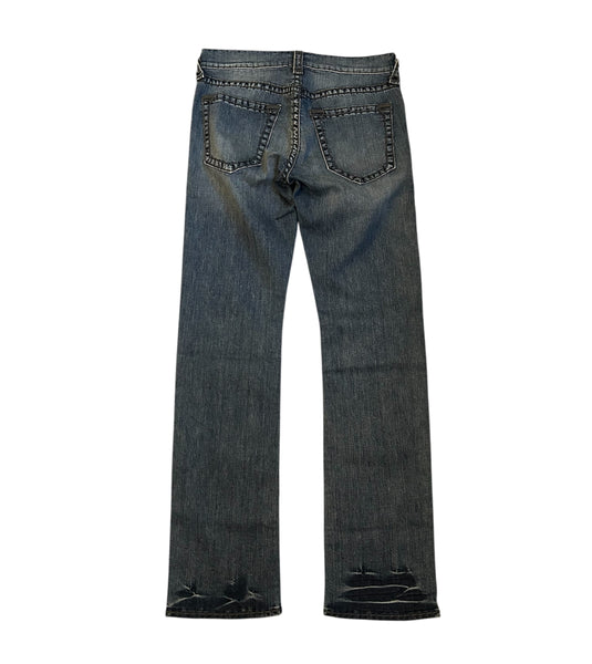 Blank Double Stitched Dark Wash jeans