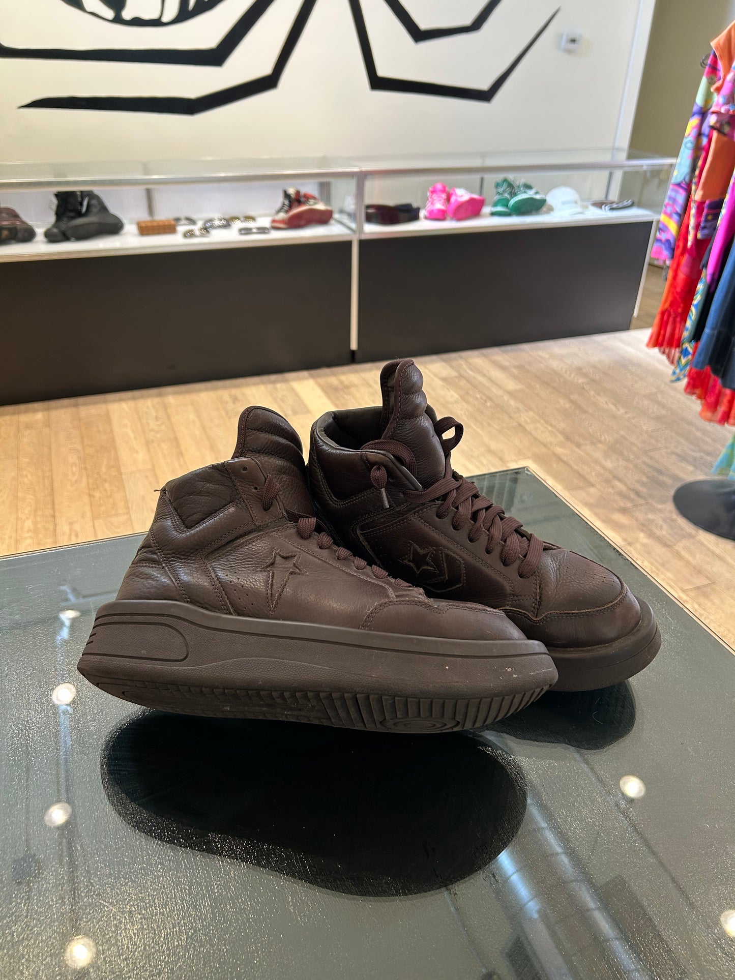 Rick Owen’s Brown TURBOWPN Sneakers