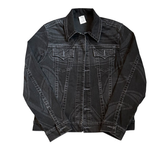 All Over Print Black Sample jacket