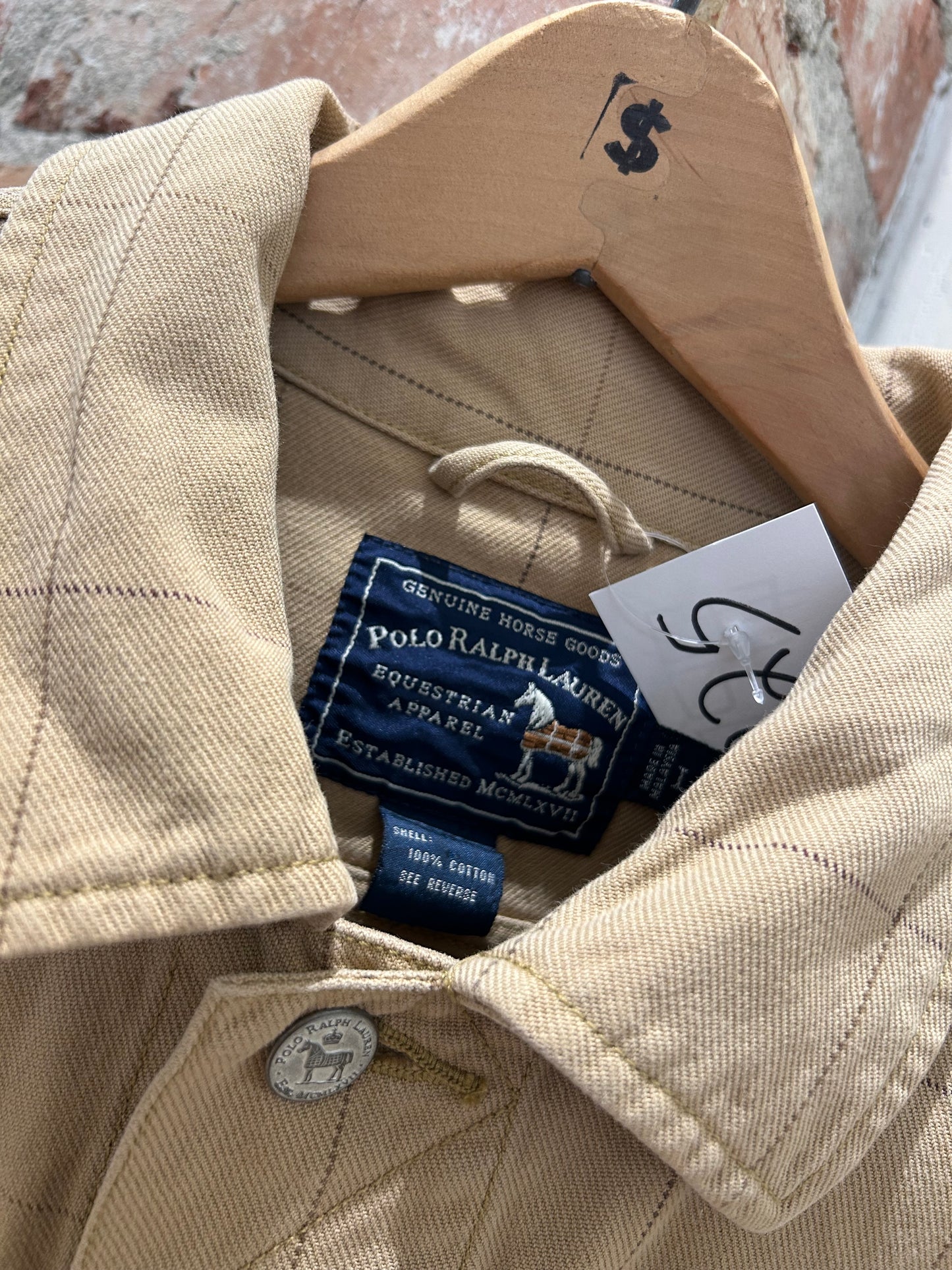 Tan Polo Trucker jacket