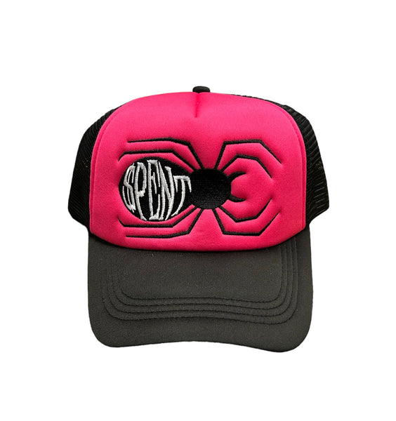 Hot Pink “$pider” Trucker hat