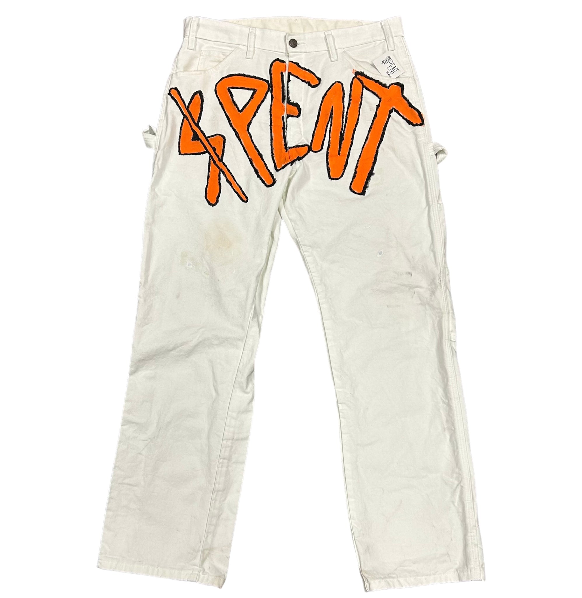 Orange Logo Work pants