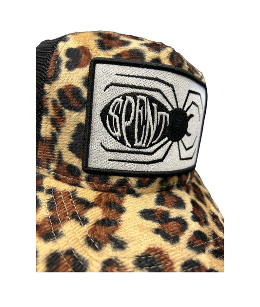 “Leopard $pider” Trucker hat