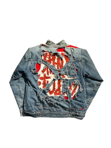 Thrashed Metal Denim jacket