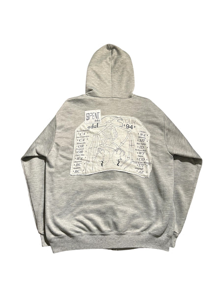 $pent Tour Zip Up hoodie