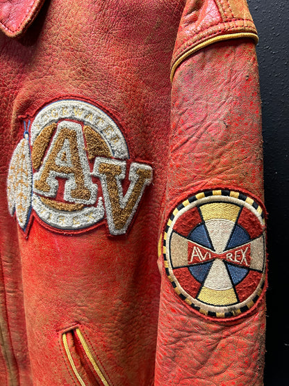 Leather Avirex jacket