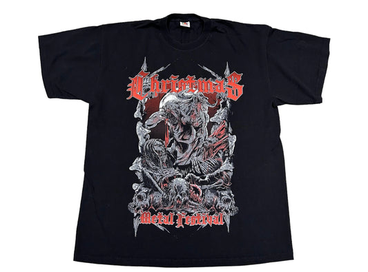 Christmas Metal Festival t shirt