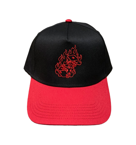 "Roll the Dice" Red $napback hat